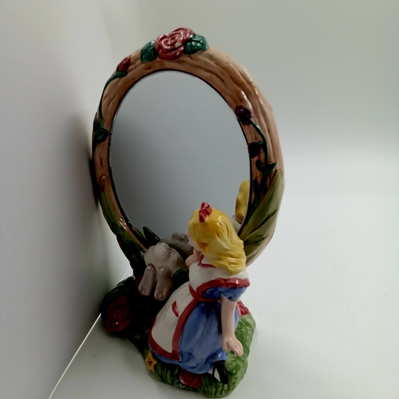Vintage Disney" Alice in Wonderland Themed Mirror". - Picture 4 of 8